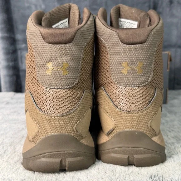 Under Armour Valsetz RTS 1.5 Tactical Boots Mens 12 Camo Brown 3021034-900 - Picture 6 of 9